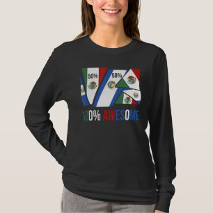 Halb mexikanischer Halbvater Salvadorianischer Pri T-Shirt