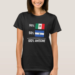 Halb mexikanischer Halbvater Salvadorianischer Pri T-Shirt