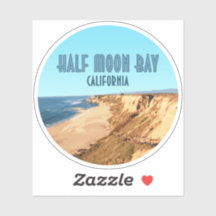 Halb Moon Bay Kalifornien Vintag