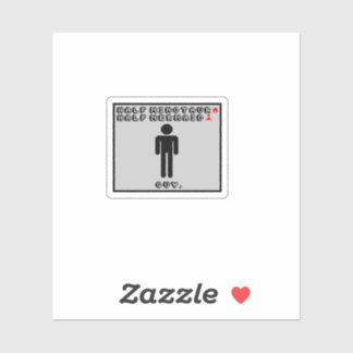 Halb n' halber Typ Aufkleber