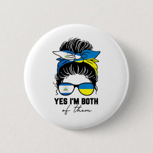 Halb nicaraguanisches halb ukrainisches Mädchen Ni Button