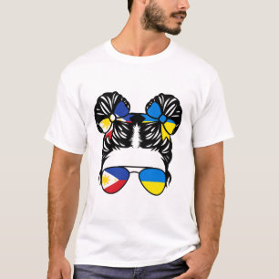 Halb philippinisch halb ukrainisches Mädchen Phili T-Shirt