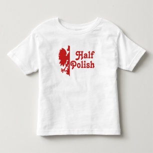 Halb Polnisch Kleinkind T-shirt