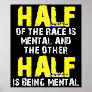 Halb-Rennen Dirt Bike Motocross Poster Schild