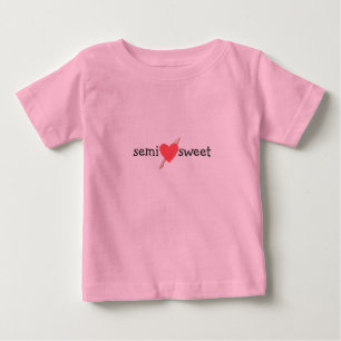 Halb süßes Baby T-shirt