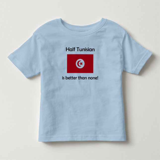 Halb tunesisch kleinkind t-shirt (Vorderseite)
