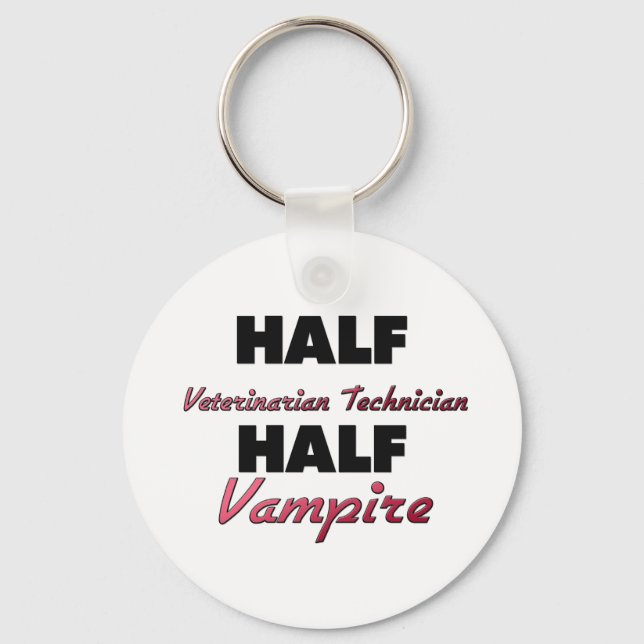 Halb-Veterinär-Techniker Half Vampire Schlüsselanhänger (Vorderseite)