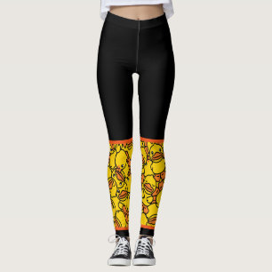 Halb voll mit Gummienten Leggings