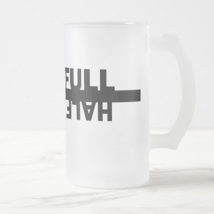 Halb volle/halb leere Tasse