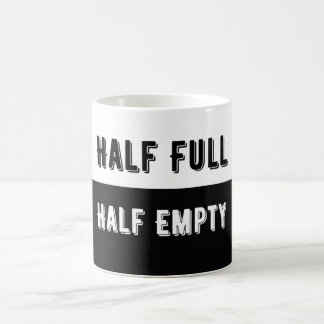 Halb volle halbe leere Tasse