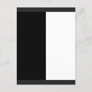 halb weiß halb schwarz, halb schwarz halb weiß feiertagspostkarte