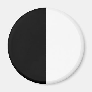 halb weiß halb schwarz, halb schwarz halb weiß magnet
