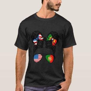 Halbamerikanische Halbfinale Portugiesische Flagge T-Shirt