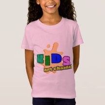 Halbärmel-T-Shirt mit Kinderdesign