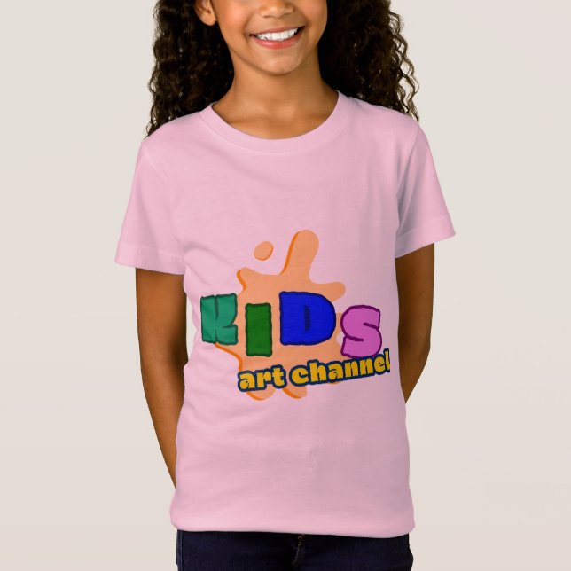 Halbärmel-T-Shirt mit Kinderdesign T-Shirt (Vorderseite)