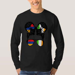 Halbarmenisches halbirisches Mädchen Armenien Kind T-Shirt