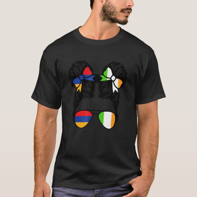 Halbarmenisches halbirisches Mädchen Armenien Kind T-Shirt (Vorderseite)