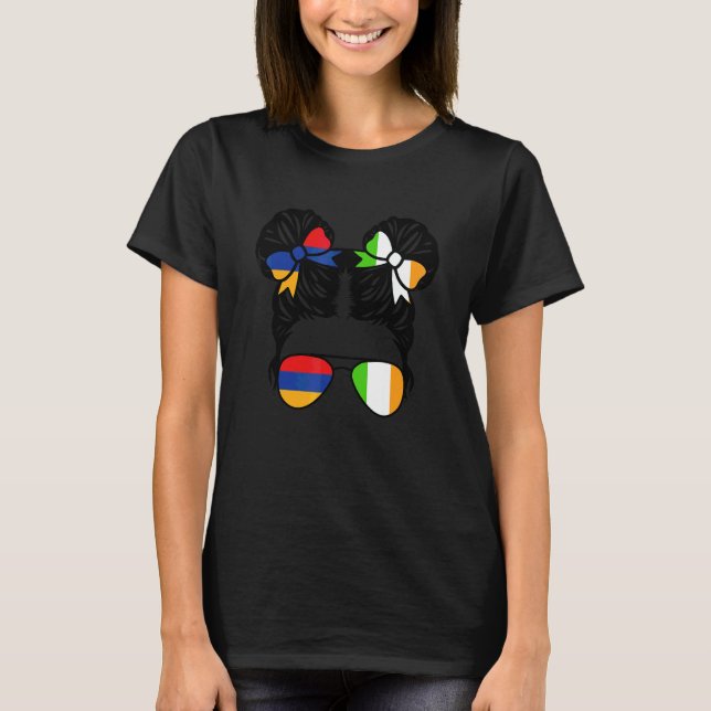 Halbarmenisches halbirisches Mädchen Armenien Kind T-Shirt (Vorderseite)