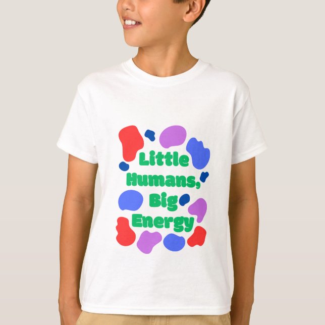 Halbarmige T-Shirts mit farbenfrohem Design (Vorderseite)