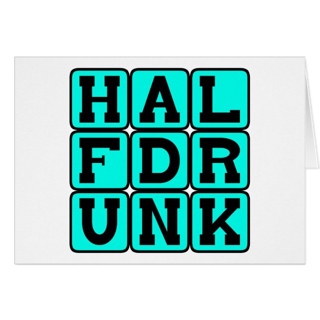 HalbBetrunkene, optimistische Aussichten (Vorderseite (Horizontal))