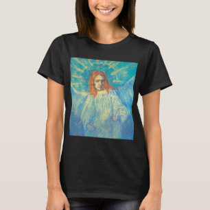 Halbbild eines Engels von Vincent van Gogh T-Shirt