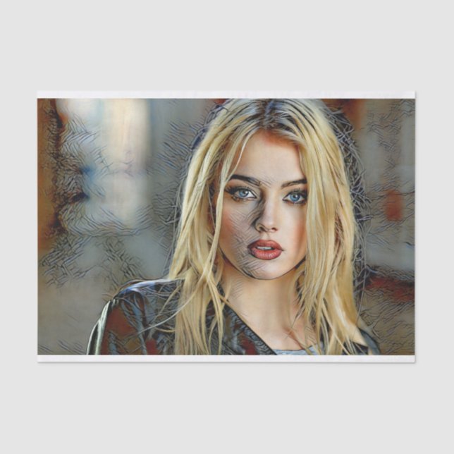 Halbbilderpapier für moderne Frauen Seidenpapier (Vorderseite)