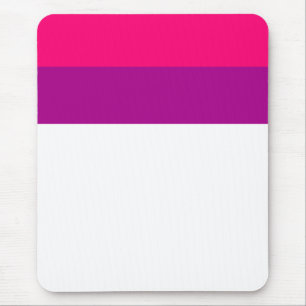 Halbbisexuelle Flagge Mousepad