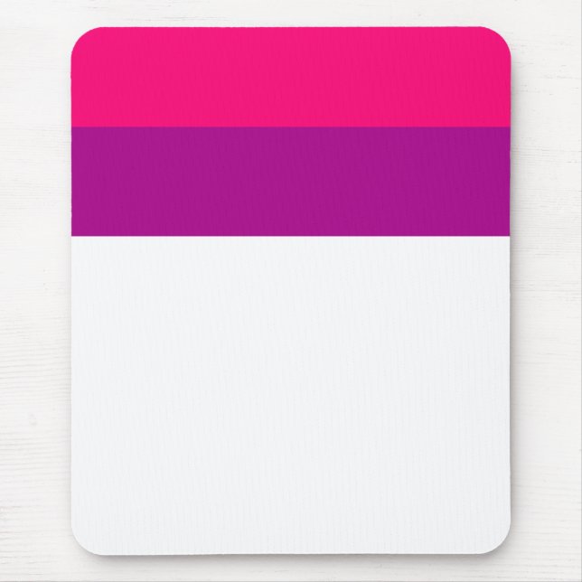 Halbbisexuelle Flagge Mousepad (Vorne)