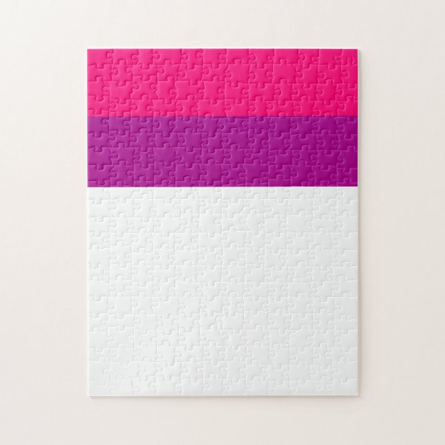Halbbisexuelle Flagge Puzzle (Vertikal)
