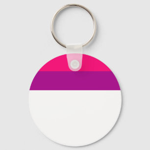 Halbbisexuelle Flagge Schlüsselanhänger