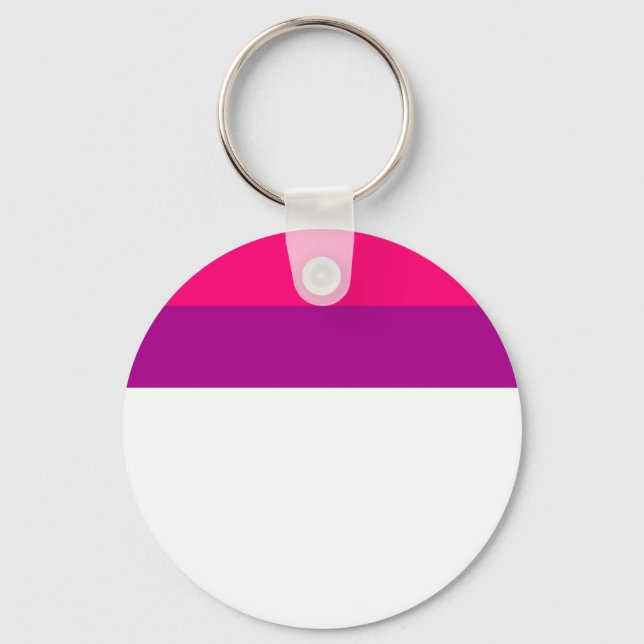 Halbbisexuelle Flagge Schlüsselanhänger (Vorderseite)