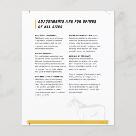 Halbblatt für Pferde Flyer