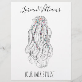 Halbblättrige Haarbläsermarkierung Flyer