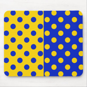 Halbblauer Polka Dots Design Mousepad