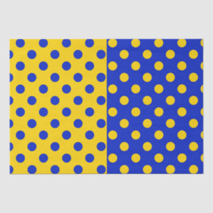Halbblauer Polka Dots Design Seidenpapier