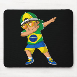 Halbbrasilianischer halbukrainischer Junge Kind Br Mousepad
