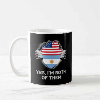 Halbe Amerikaner Halbe argentinische US-argentinis Kaffeetasse