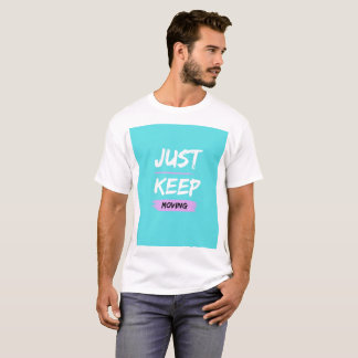 halbe Ärmel mit Schriftzug-Design T-Shirt