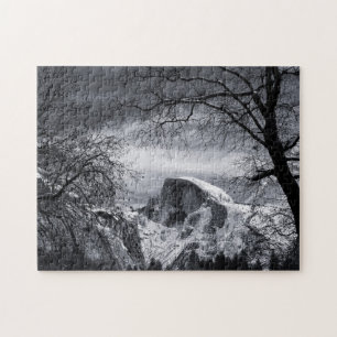 Halbe Haube dem Tal in des Winter- Yosemite Puzzle