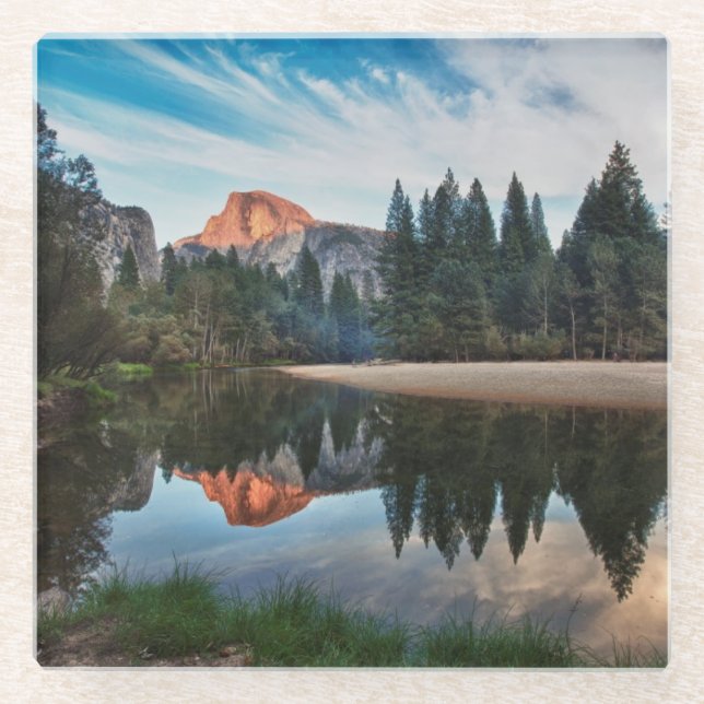 Halbe Haube und Merced Glasuntersetzer (Vorderseite)