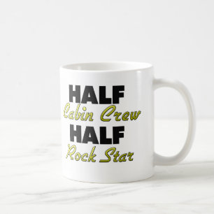 Halbe Kabinen-Crew-halber Felsen-Stern Tasse