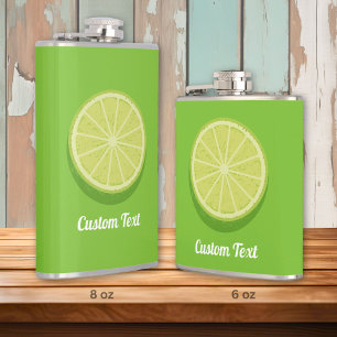 Halbe Limette Flachmann