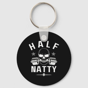 Halbe Natty Athletic Fitness Gym Bodybuilding Meme Schlüsselanhänger