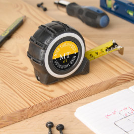 halbe schwarze halbe gelbe 2-Initialen Moderne n° Maßband