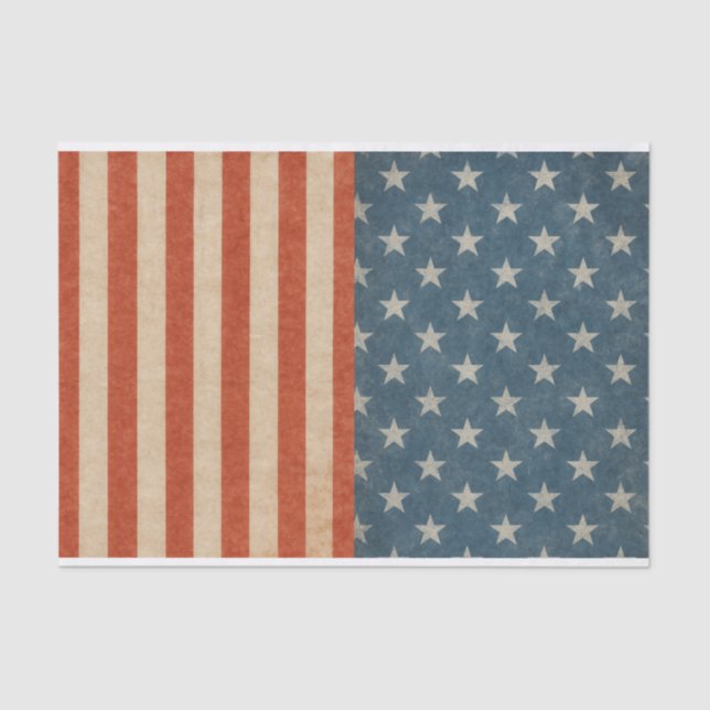 Halbe Stars, Halbstreifenpapier Seidenpapier (Vorderseite)