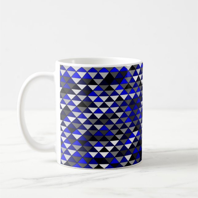 Halbe und halb Diamanten 11oz Tasse (Links)