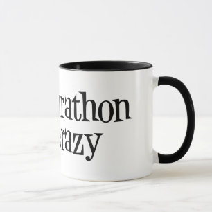 halbe verrückte Tasse des halben Marathons