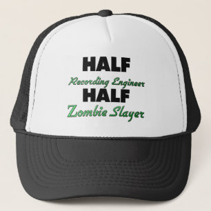 Halber Aufnahme-Ingenieur-halber ZombieSlayer Truckerkappe