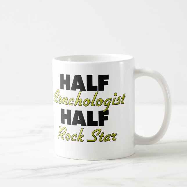 Halber Conchologist-halber Rockstar Tasse (Rechts)