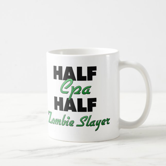 Halber Cpa halber ZombieSlayer Kaffeetasse (Rechts)